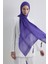 Brıce Mor Uzun Saçak Püsküllü Pamuklu Şal 1