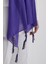 Brıce Mor Uzun Saçak Püsküllü Pamuklu Şal 7