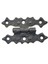 Antika Tarz Dekoratif Pirinç Yıldız Menteşe - 63X36 Mm, Oksit 1