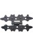Antika Tarz Dekoratif Pirinç Yıldız Menteşe - 84X44 Mm, Oksit 1