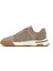 Erkek Bej Bağcıklı Süet Deri Sneaker 25SFD641710 2