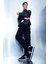 Duncan Erkek Siyah Slim-Fit Deri Ceket 22WGD6443M5 2
