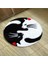 Yin Yang Kedi Tufting El Yapımı Halı 1