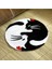 Yin Yang Kedi Tufting El Yapımı Halı 2