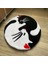 Yin Yang Kedi Tufting El Yapımı Halı 3