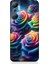 Infinix Hot 20 Uyumlu Gökkuşağı Güllerin Patlaması Desenli Silikon Kılıf 1