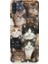 Samsung Galaxy M11 Uyumlu Kedi Kalabalığında Kaos Desenli Silikon Kılıf 1