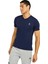 A101497403 M-CT106 Bsc V Nk T-Sh 4fx Erkek T-Shirt Lacivert 3