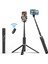 KT-259 Tripod ve Selfie Çubuğu 360 Derece Dönebilen Kablosuz Kumandalı Siyah 1