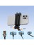 KT-259 Tripod ve Selfie Çubuğu 360 Derece Dönebilen Kablosuz Kumandalı Siyah 2