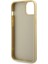 iPhone 15 Uyumlu Kılıf Guess Orjinal Lisanslı Taşlı Arka Yüzey Üçgen Logolu Kapak Gold 4