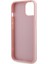 iPhone 15 Uyumlu Kılıf Guess Orjinal Lisanslı Taşlı Arka Yüzey Üçgen Logolu Kapak Pembe 4