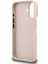 iPhone 16 Uyumlu Kılıf Guess Orjinal Lisanslı Grained Yazı Logolu Kamera Standlı Kapak Pembe 4