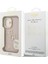 iPhone 16 Uyumlu Kılıf Guess Orjinal Lisanslı Grained Yazı Logolu Kamera Standlı Kapak Pembe 5