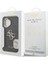 iPhone 16 Plus Uyumlu Kılıf Guess Lisanslı Metal 4g ve Yazı Logolu Kamera Standlı Kapak Siyah 5