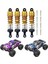Adet Metal Ön ve Arka Yağ Amortisörü Sönümleyici Mjx H16 16207 16208 16209 16210 1/16 Rc Araba Yükseltme Parçaları, 3 (Yurt Dışından) 5