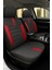 Mercedes C Serisi (W202) 1993–2000 – Vira Gripdsport Serisi Deri Detaylı Standart100 Sertifikalı Araç Koltuk Kılıfı Seti Siyah - Kırmızı 1