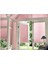 Pembe Plise Katlanır Cam Balkon Perdesi - Ofis Perdesi - Ev Perdesi - Salon Perdesi - Plise Perde 1