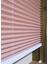 Pembe Plise Katlanır Cam Balkon Perdesi - Ofis Perdesi - Ev Perdesi - Salon Perdesi - Plise Perde 4