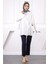 Ekru Yandan Bağlamalı Kimono 3