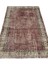 El Dokuma Eskitme Isparta Halısı 205X305 Kırmızı Vintage Yün Halı 1