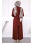 Bordo Ön Detaylı Sandy Tunik Pantolon Takım 3