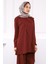 Bordo Ön Detaylı Sandy Tunik Pantolon Takım 4