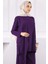 Mor Ön Detaylı Sandy Tunik Pantolon Takım 4