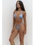 Dahlia Askısı Düğüm Detaylı Mavi Bikini Üstü 7