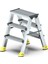 Elmas Serisi - 3+3 Alüminyum Çift Çıkışlı Merdiven - 3 Basamaklı Ev, Bahçe ve İş Yeri Kullanımına Uygun 2