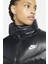 Sportswear Down Fill Therma Fit City Series Full Zip Kadın Bol Kesim Kaz Tüyü Spor Ceket Siyah 3