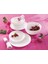 Diwali Temperli Tatlı Tabağı 19 cm 6lı 4