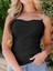 Kadın Kolsuz Zincir Askılı Kaşkorse Bodycon Bluz 5