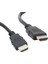 Plastik Düz Siyah 50 cm Poşetli HDMI Kablo (4887) 1