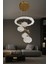 Kristal Küre 4 Lü Modern Sarkıt LED Avize 1