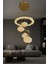 Kristal Küre 4 Lü Modern Sarkıt LED Avize 2