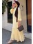 Soléa Fırfır Detaylı Butter Yellow Elbise 6