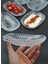 6'lı Cam Kase Sunum Kayık Tabak Meze Tabağı Çerez Kasesi 15CM- Vera 3
