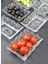 6'lı Cam Kase Çerezlik Kahvaltılık Set Dikdörtgen SUNUMLUK-13X10X4 cm Sunlight 1