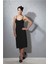 Kadın Siyah Modal Askılı Jüpon Kombinezon 11129 Rahat Kullanım ve Şık Tasarım 1