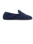 Lacivert Keten Kumaş Barefoot Slipper 2