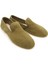 Haki Keten Kumaş Barefoot Slipper 1