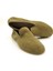Haki Keten Kumaş Barefoot Slipper 5