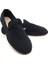 Siyah Keten Kumaş Barefoot Slipper 4