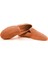 Tarçın Rengi Keten Kumaş Barefoot Slipper 4