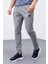 Tommy Life 84343 Cep Fermuarlı Gri Melanj Erkek Eşofman ALTI-84343 1
