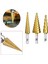 3 Adet/takım Altıgen Şaft Yüksek Hızlı Çelik Kademeli Konik Matkap Uçları 3-12MM/4-20MM/4-12MM Kese ile Delik Kesici (Yurt Dışından) 2
