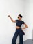 Osy Modal Yumuşak Dokulu Kumaş Kısa Kollu Crop Alt Ispanyol Paça Pantalon Ikili Takım - Füme 2