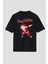 Merry Christmas Baskılı Noel Babalı T-Shirt - Siyah 1
