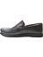 TP.109 Hakiki Rok Deri Siyah Anatomik Loafer Erkek Ayakkabı 3